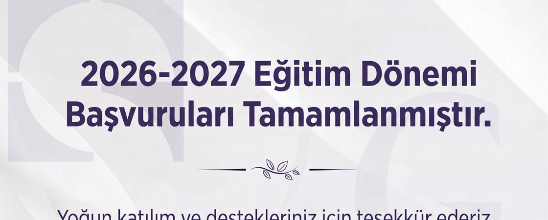 Ön Kayıt Başvuruları Tamamlanmıştır.