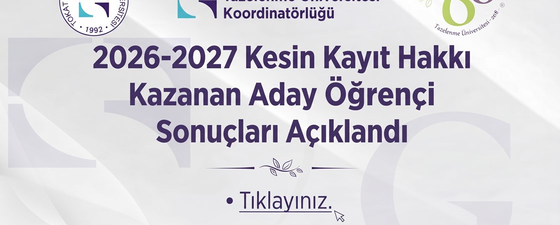 2026-2027 Kesin Kayıt Sonuçları Açıklandı